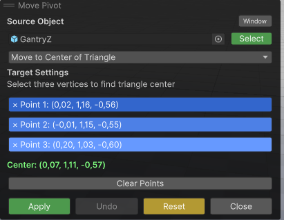 Three-Point Center Alignment
